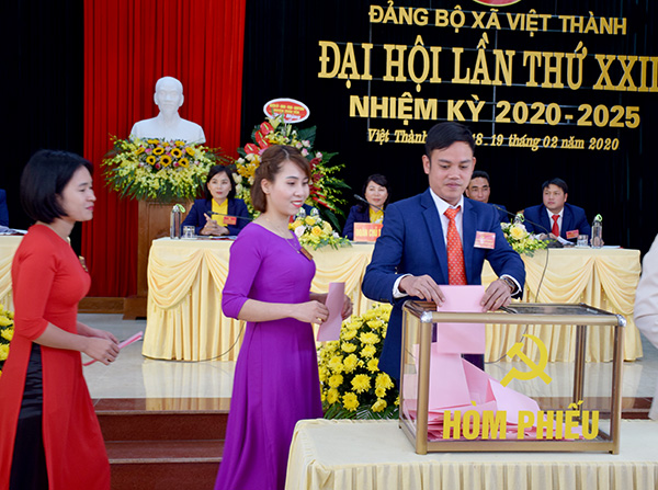 Đại hội Đảng bộ Việt Thành nhiệm kỳ 2020 - 2025